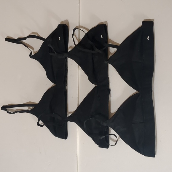 New MeUndies 3 pairs FeelFree Triangle Bralette Size Xs - Picture 1 of 7